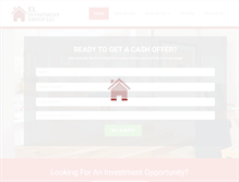 Tablet Screenshot of elinvestment.com